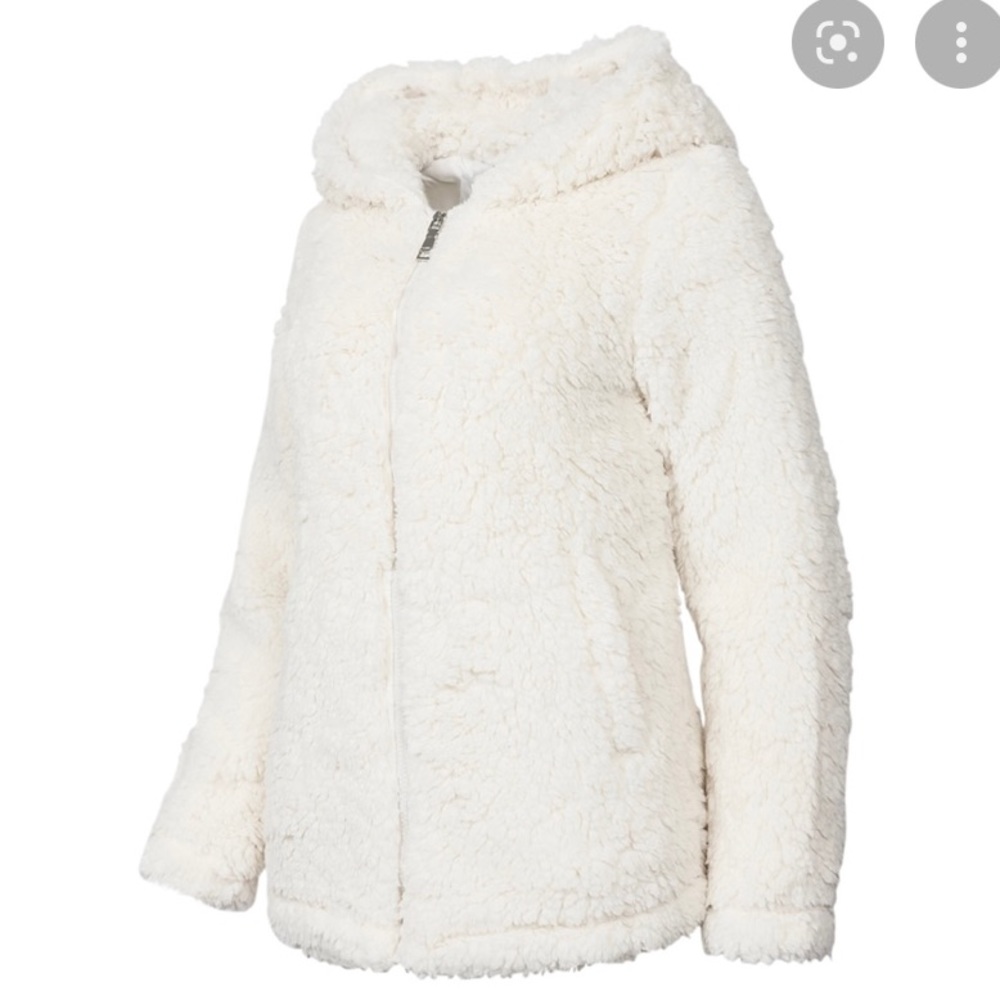 Madden Girl Fluffy Zip Up